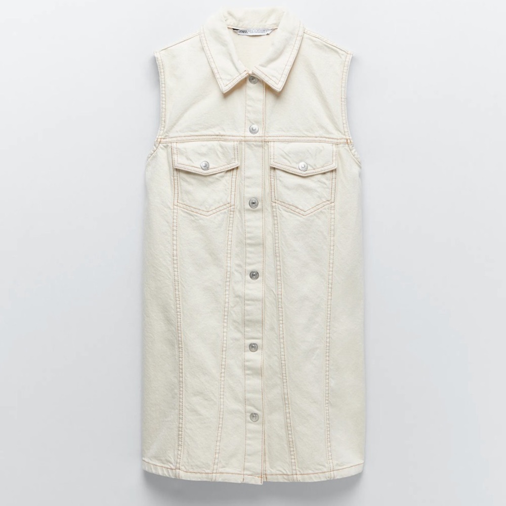 NWT ZARA Denim Dress